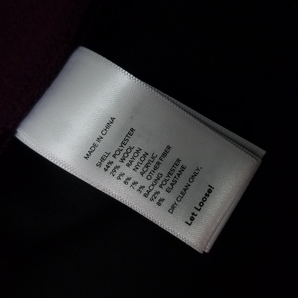 Kate Spade Saturday Behind The Seams Plum Blazer - Picture 7 of 7